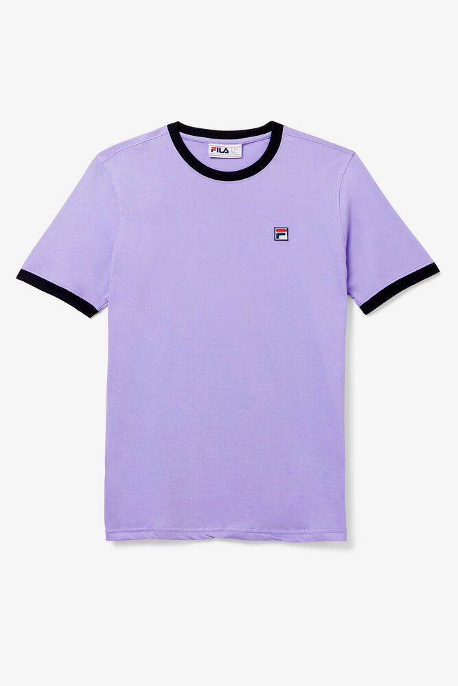 Fila T-Shirt Mens Purple - Marconi Ringer - Philippines 9712508-AD